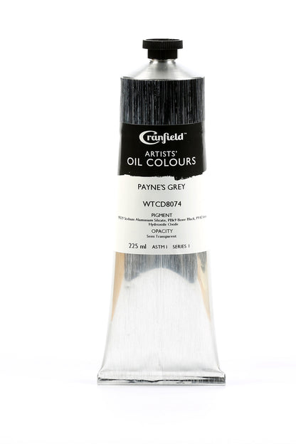 Cranfield Artists' Oil Colour 40ml – Payne's Grey (Series 1)