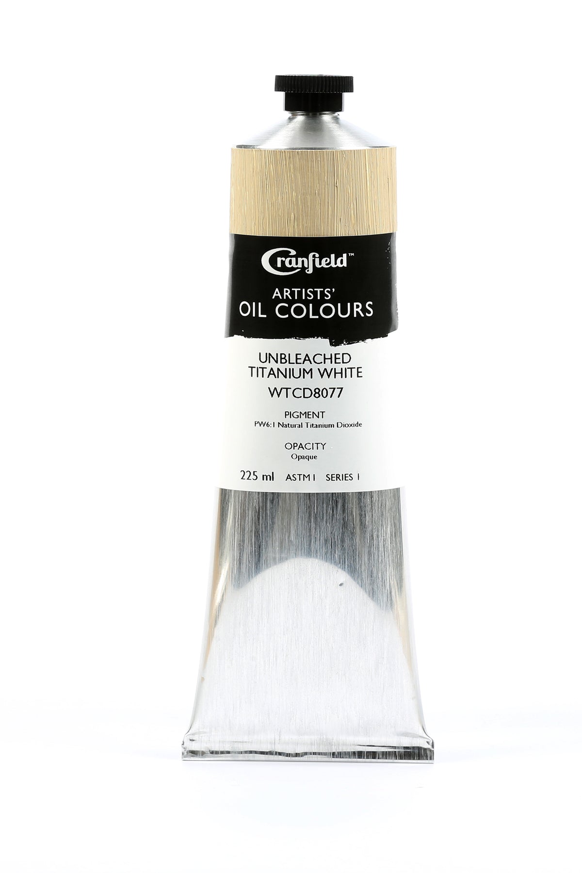Cranfield Artists' Oil Colour 225ml – Unbleached Titanium White (Series 1)
