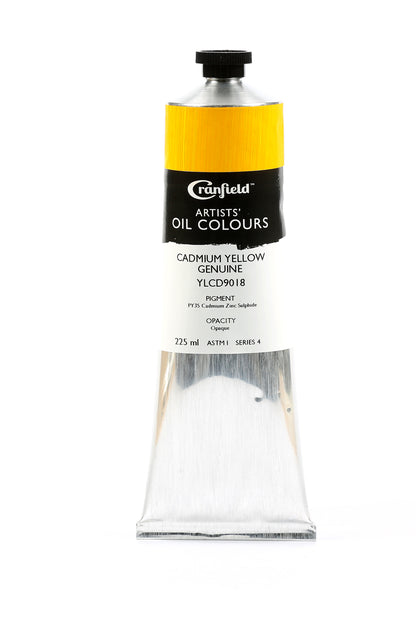 Cranfield Artists' Oil Colour 40ml – Cadmium Yellow Genuine (Series 4)
