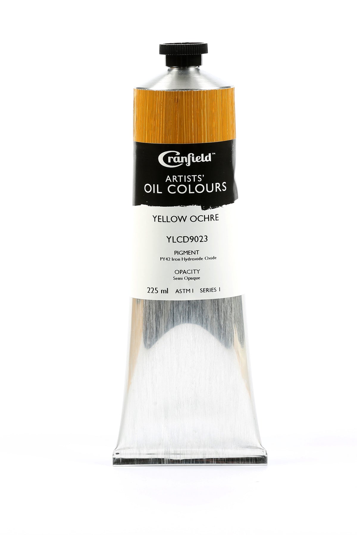 Cranfield Artists' Oil Colour 40ml – Yellow Ochre (Series 1)