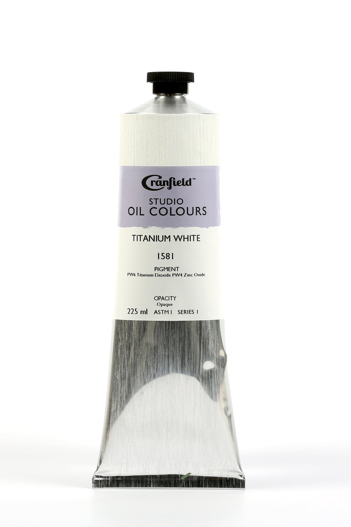 Cranfield Studio Oil Colour 225ml Tube – Titanium White (Series 1)