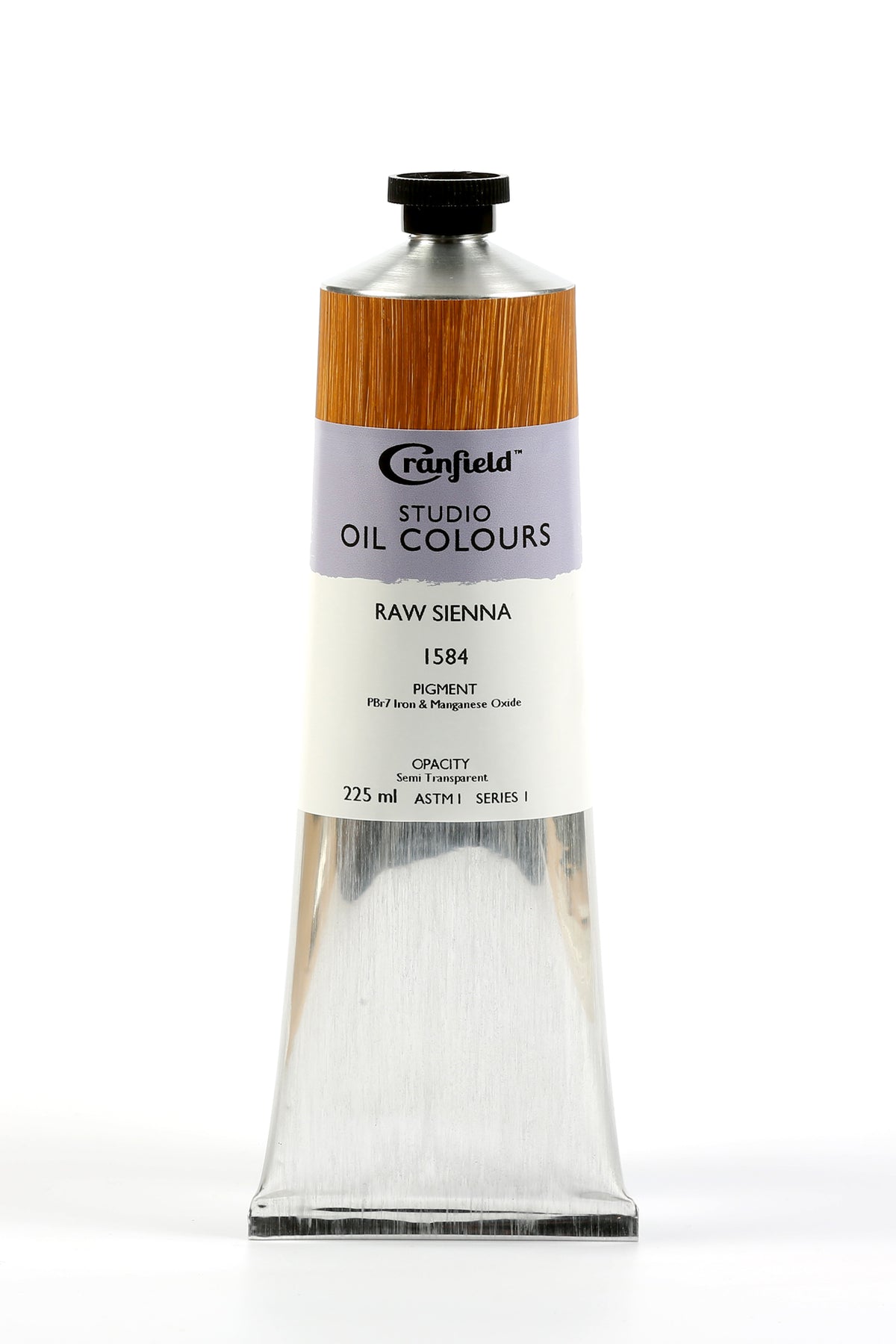 Cranfield Studio Oil Colour 225ml Tube – Raw Sienna (Series 1)