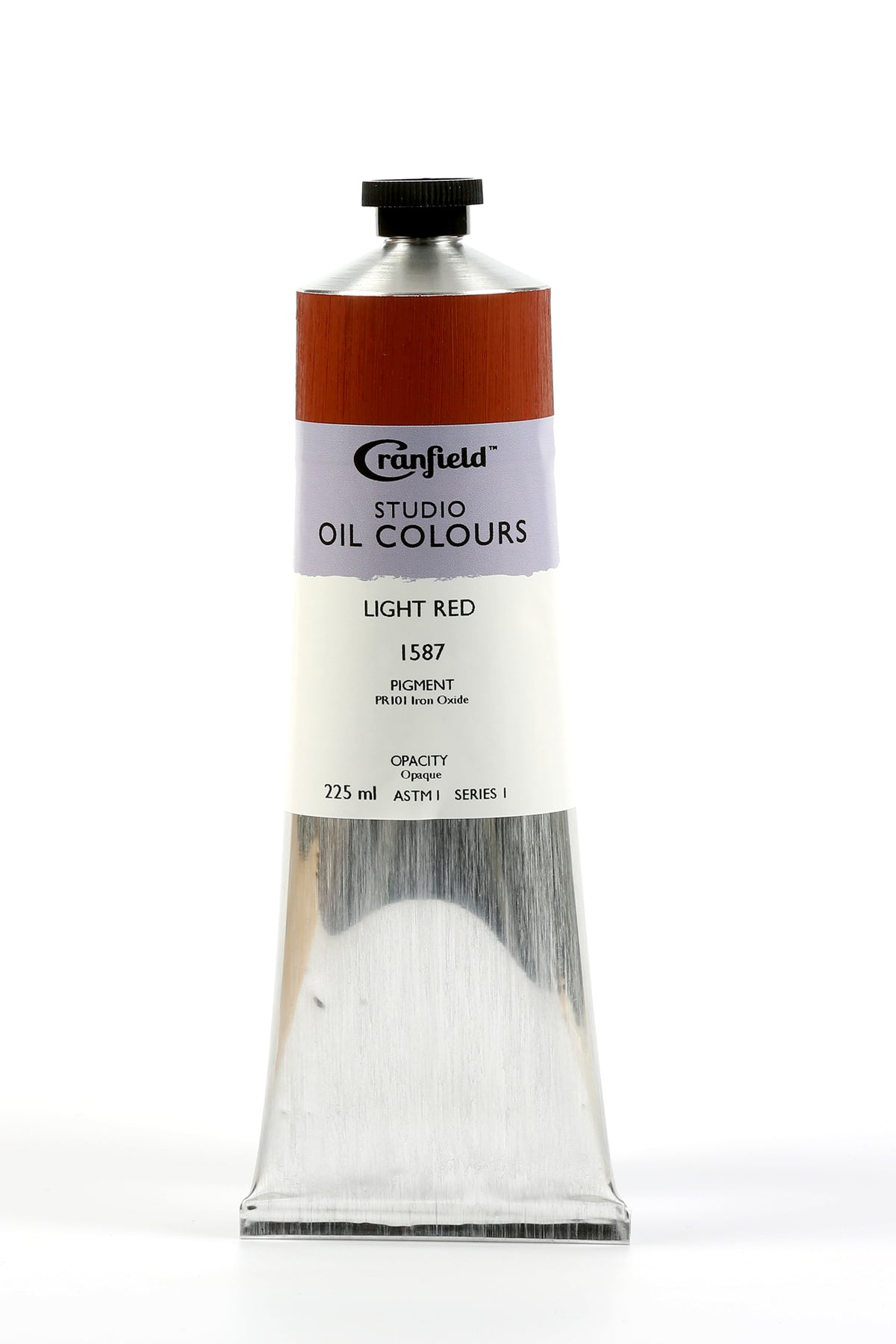 Cranfield Studio Oil Colour 225ml Tube – Light Red (Series 1)