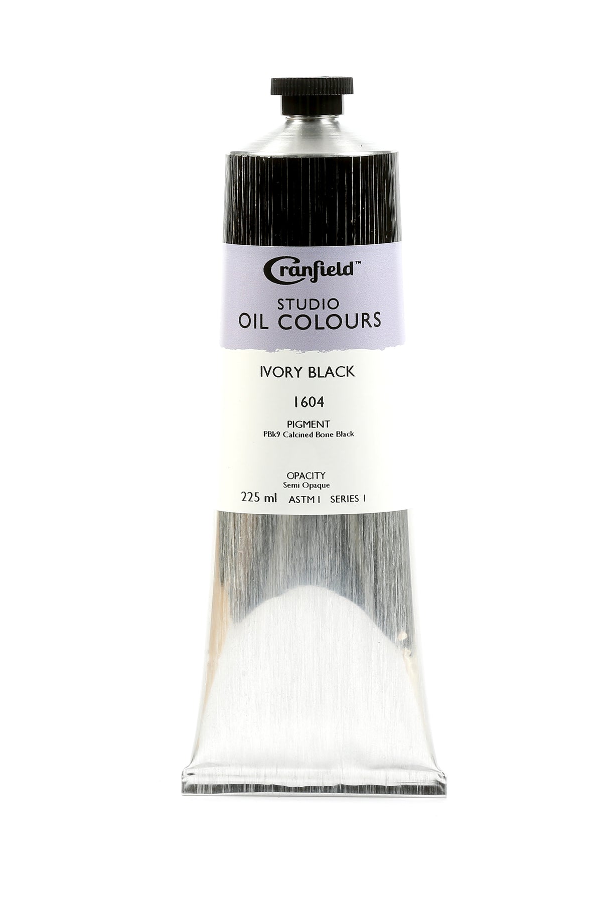 Cranfield Studio Oil Colour 225ml Tube – Ivory Black (Series 1)