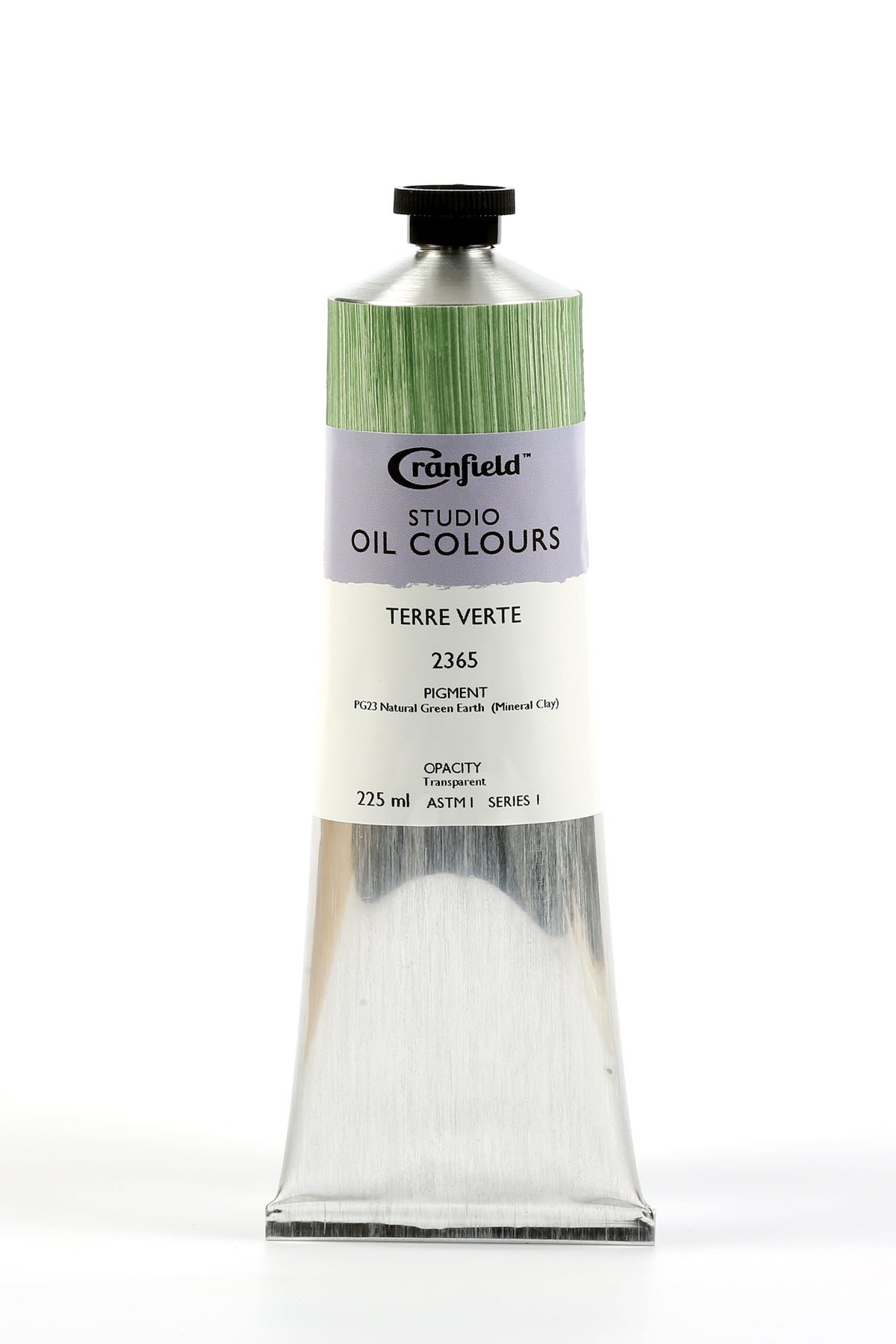 Cranfield Studio Oil Colour 225ml Tube – Viridian Green Hue (Series 1)