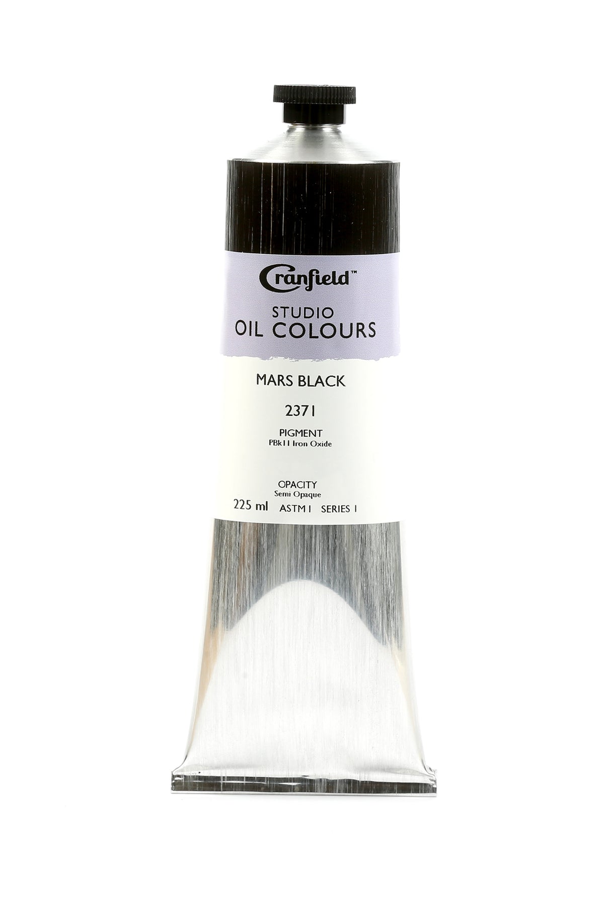Cranfield Studio Oil Colour 225ml Tube – Mars Black (Series 1)