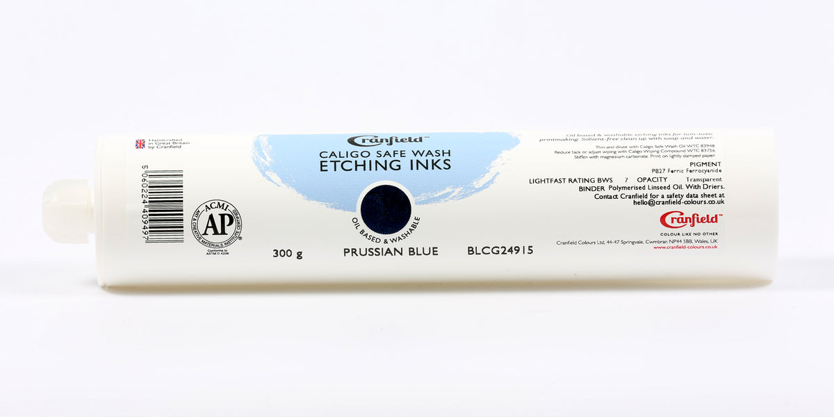Cranfield Caligo Safe Wash Etching Ink 300g Cartridge – Prussian Blue