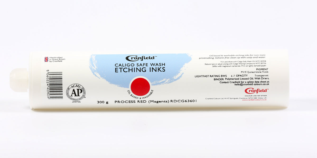 Cranfield Caligo Safe Wash Etching Ink 300g Cartridge – Magenta Process Red