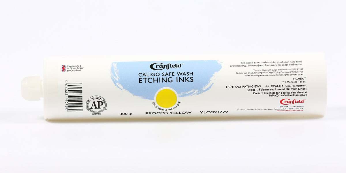 Cranfield Caligo Safe Wash Etching Ink 300g Cartridge – Arylide Process Yellow