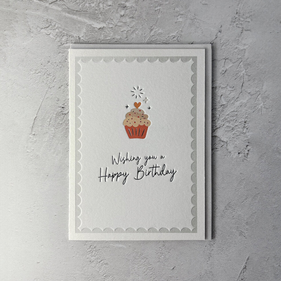 Copacetic Birthday Cupcake Greetings Card by Heyyy