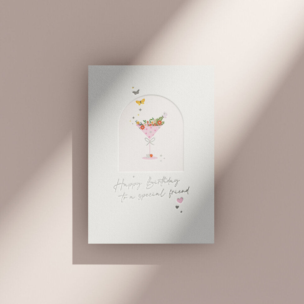 Copacetic Birthday Cocktails Greetings Card by Heyyy