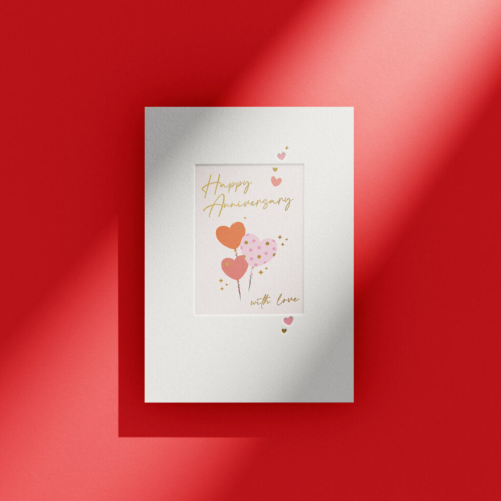 Copacetic Anniversary Balloons Greetings Card by Heyyy