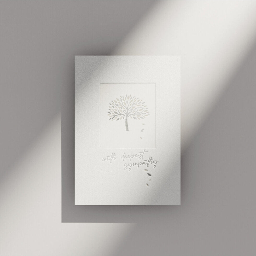 Copacetic Sympathy Tree Sympathy Card by Heyyy