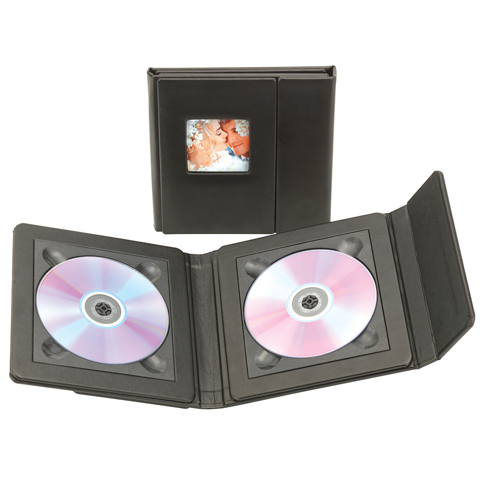 Kenro black double CD folio