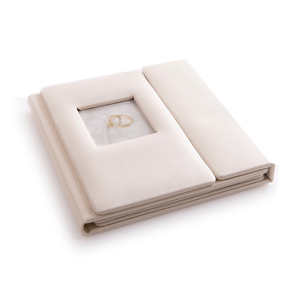 Kenro ivory CD folio open flat