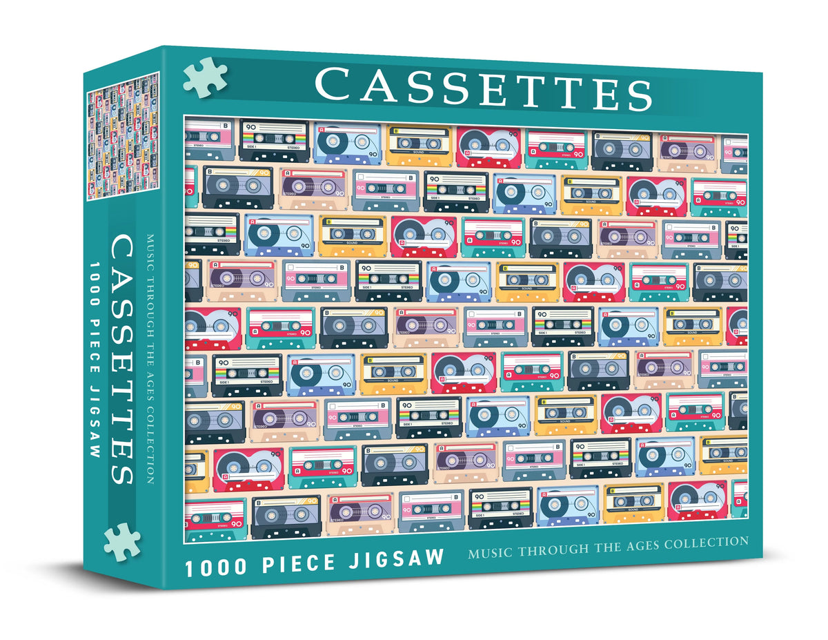 Cassette Tapes 1000 Piece Jigsaw Puzzle