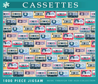Cassette Tapes 1000 Piece Jigsaw Puzzle