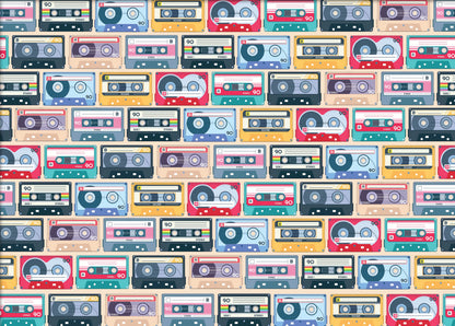 Cassette Tapes 1000 Piece Jigsaw Puzzle