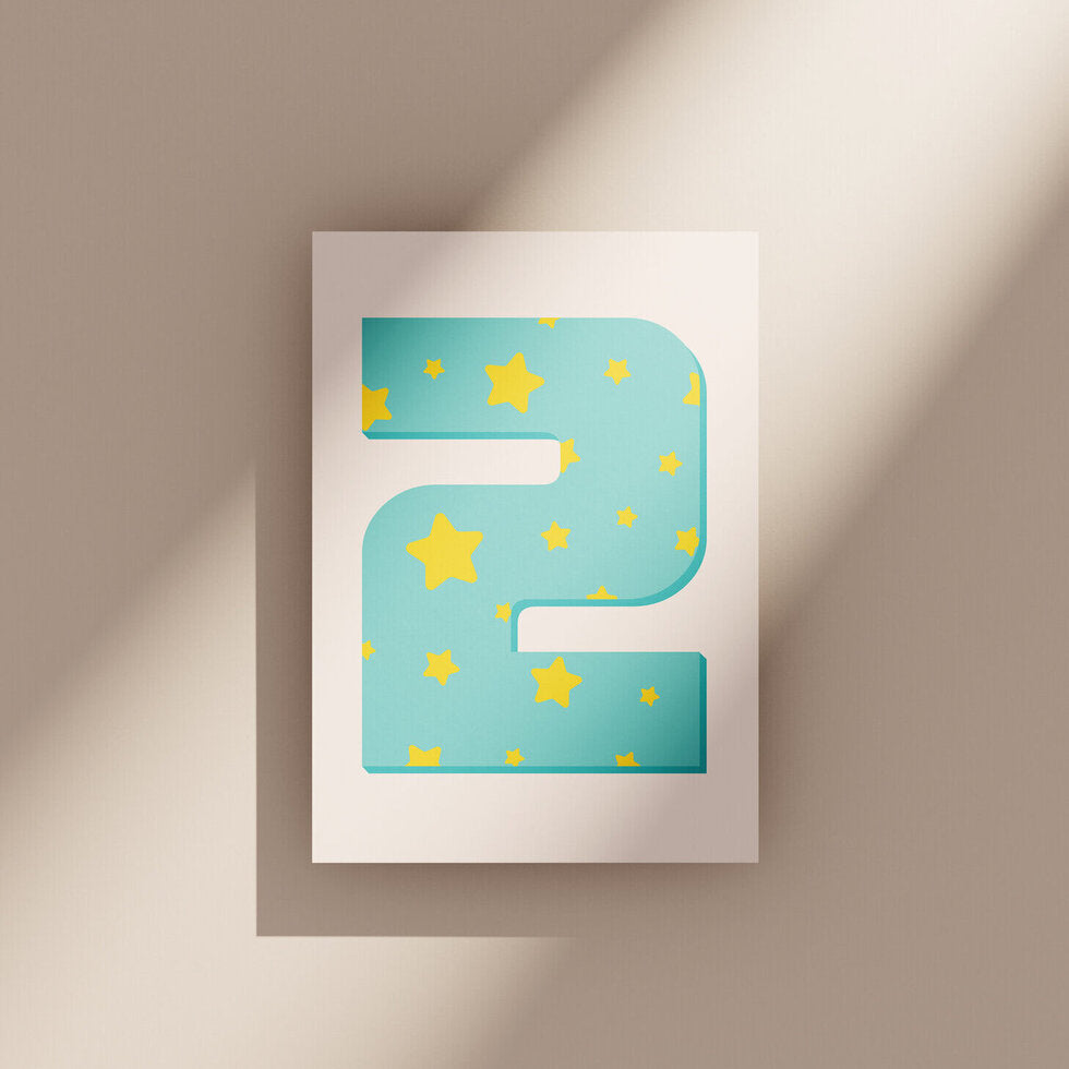 Count Me In! Age 2 Birthday Card by Heyyy