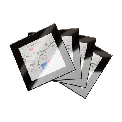Kenro set of four acrylic photo coasters