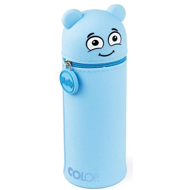 COLOP MARKY silicone pencil case – Blue