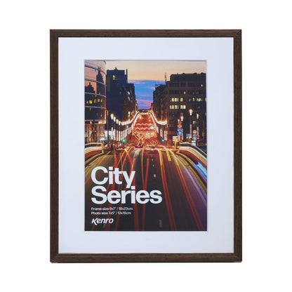 Kenro City Series brown walnut frame 7x5