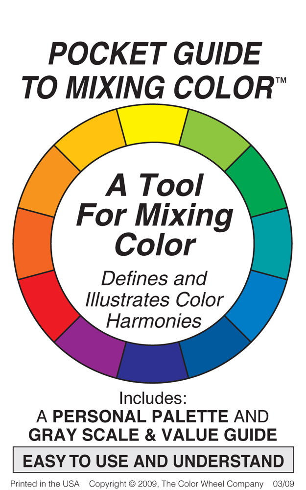 The Color Wheel Company Pocket Guide to Mixing Colour 8 x 13cm