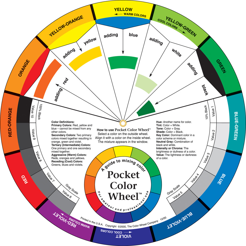 The Color Wheel Company Pocket Color Wheel 13cm