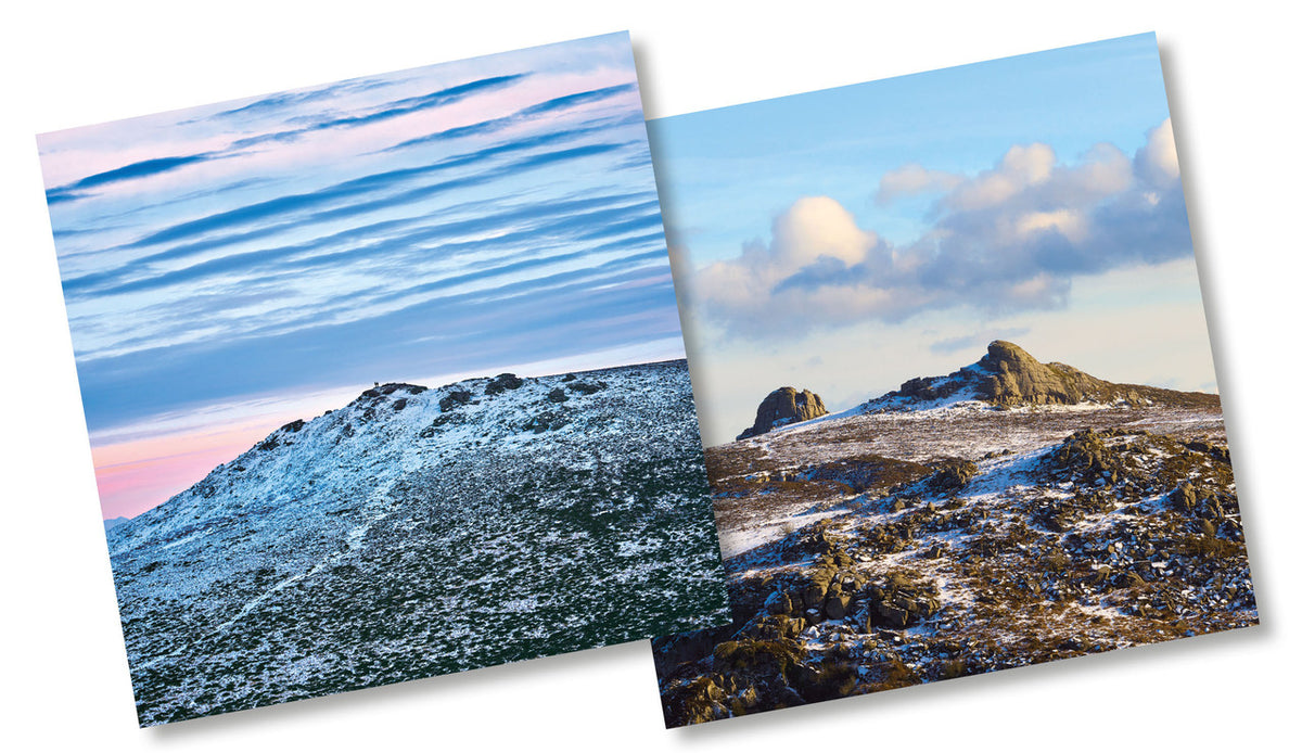 Tors, Dartmoor Christmas Card Pack of 10