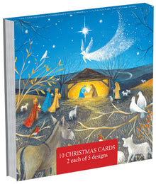 Christmas Card Pack of 10 by Julia Crossland (CX98285)