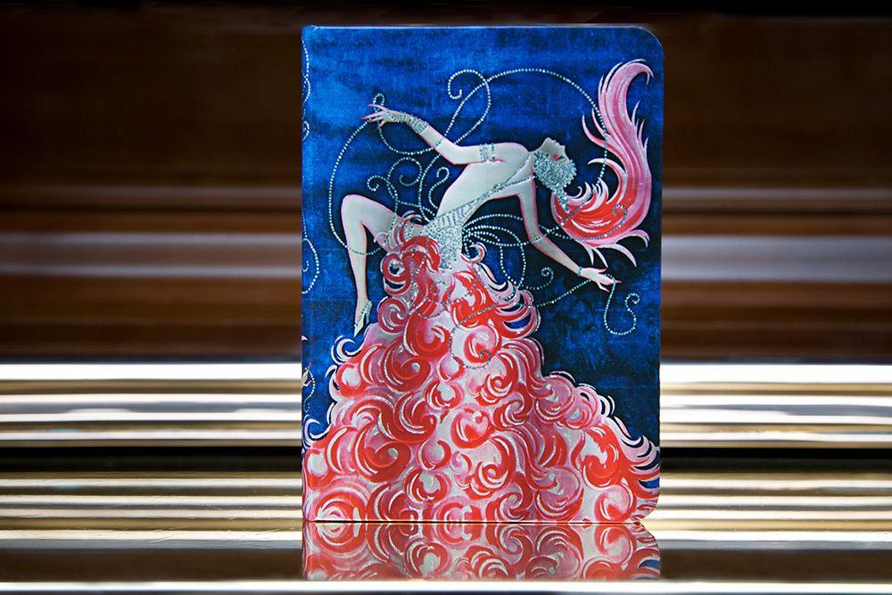 Paperblanks Cabaret Cabaret Midi Hardback Journal – Lined, 176 Pages – design detail