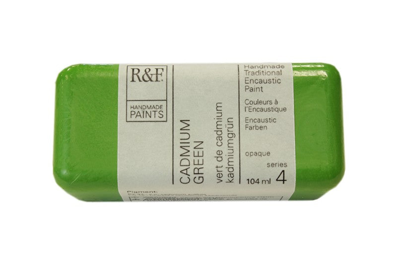 R&F Encaustic Paint 104ml – Cadmium Green