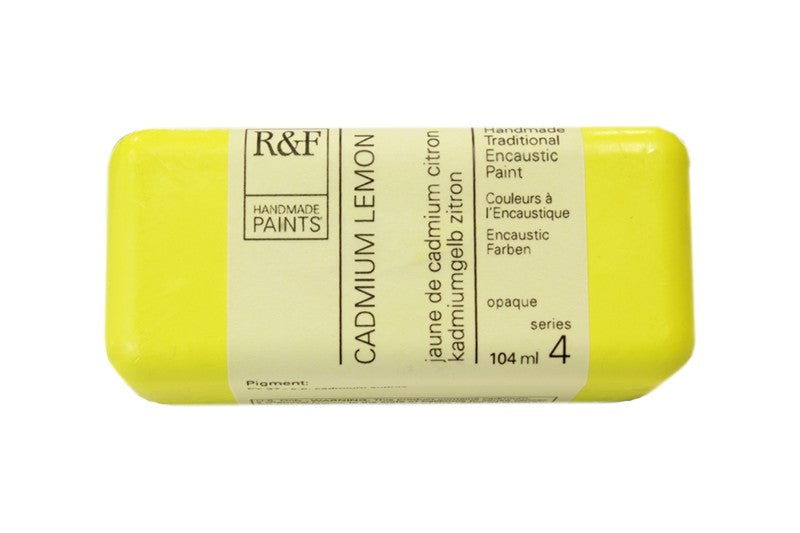 R&F Encaustic Paint 104ml – Cadmium Lemon