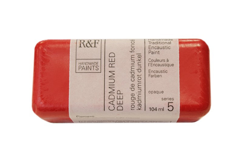 R&F Encaustic Paint 104ml – Cadmium Red Deep