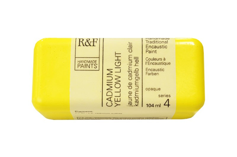 R&F Encaustic Paint 104ml – Cadmium Yellow Light