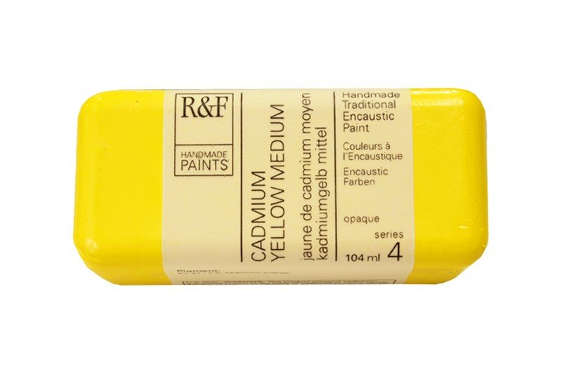 R&F Encaustic Paint 104ml – Cadmium Yellow Medium