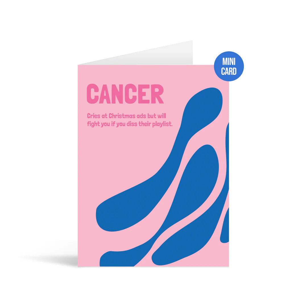 Cancer Mini Greetings Card