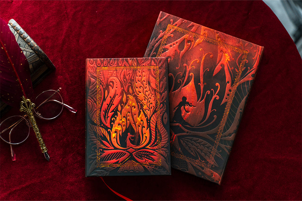 Paperblanks Carrie Ultra Hardback Journal – Plain, 144 Pages – design detail