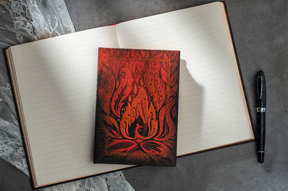 Paperblanks Carrie Midi Hardback Journal – Plain, 144 Pages – design detail