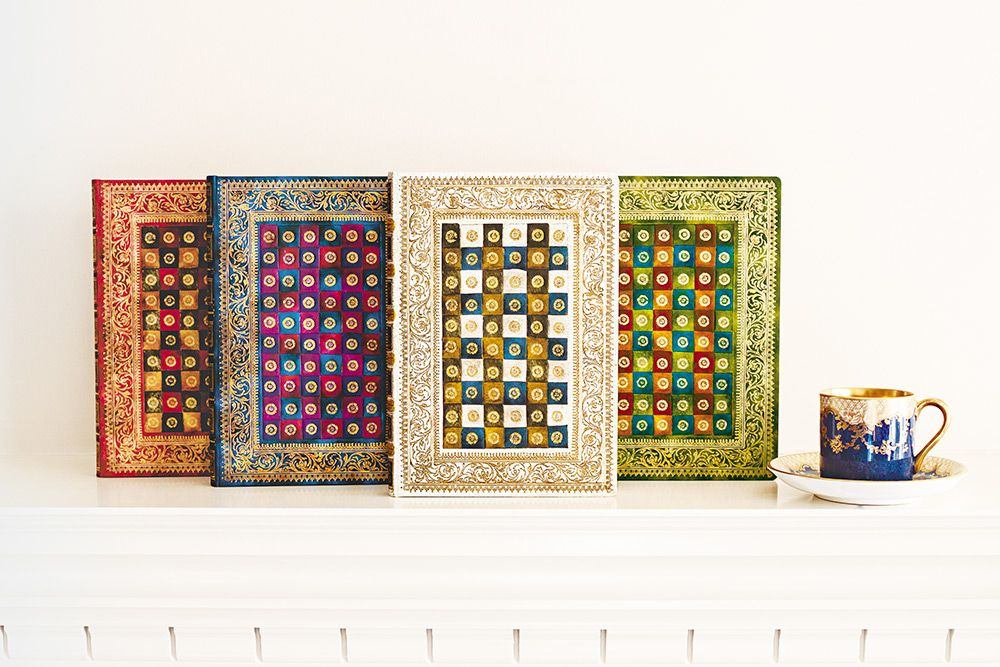 Paperblanks Celeste Midi Hardback Address Book – 144 Pages – design detail