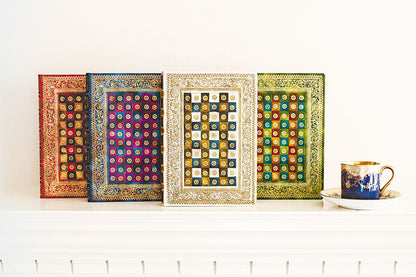 Paperblanks Celeste Midi Hardback Journal – Plain, 144 Pages – design detail