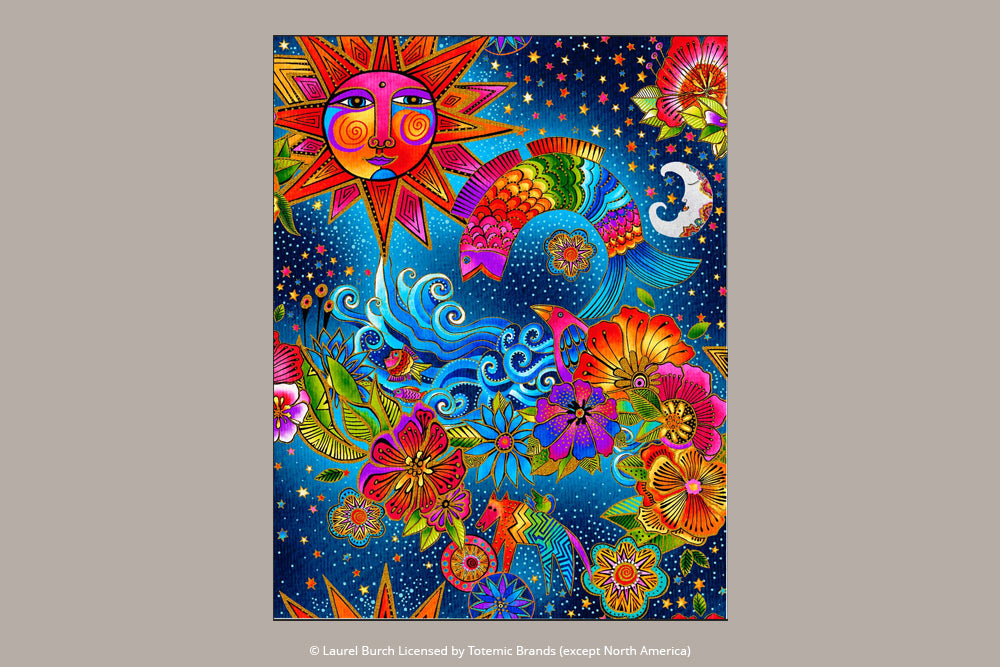 Paperblanks Celestial Magic Document Folder – design detail