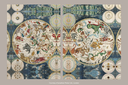 Paperblanks Celestial Planisphere Ultra Softback Flexi Journal – Lined, 176 Pages – design detail
