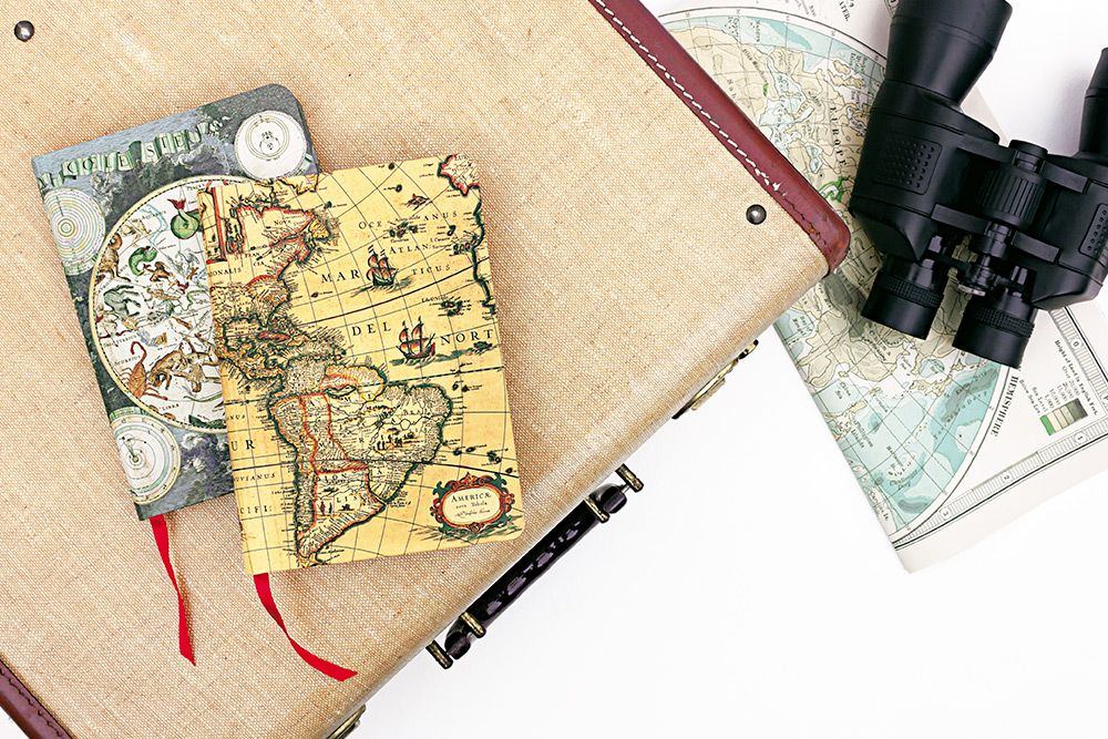 Paperblanks Celestial Planisphere A4 Cahier Notebook – Plain – design detail