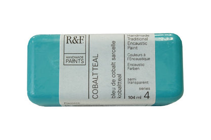 R&F Encaustic Paint 104ml – Cobalt Teal