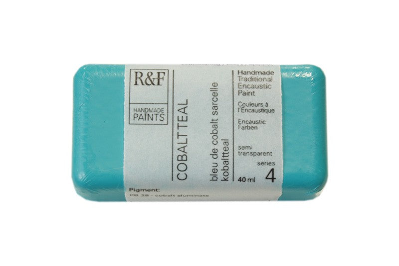 R&F Encaustic Paint 40ml – Cobalt Teal