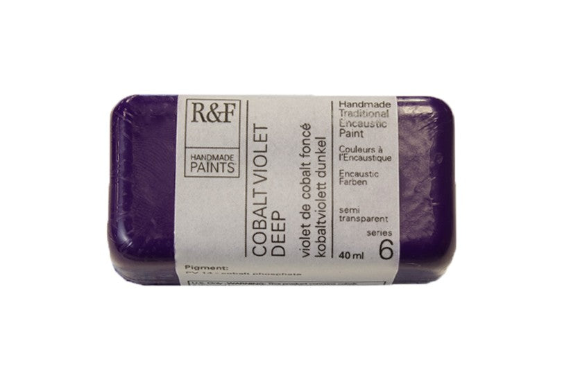 R&F Encaustic Paint 40ml – Cobalt Violet Deep