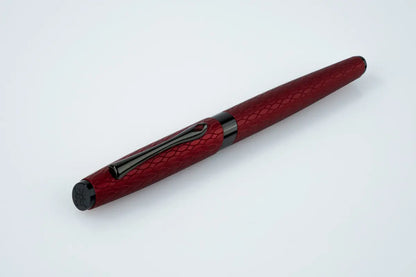Cobra Burgundy Guilloche Fountain Pen