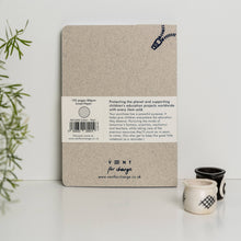 VENT RECLAIM A5 Notebook, Reclaimed Cotton Cover – Pearl