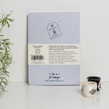 VENT RECLAIM A5 Notebook, Reclaimed Cotton Cover – White